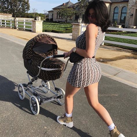 kylie jenner fendi stroller|Kylie Jenner’s Outfit Matched Stormi’s $12,500 Fendi Stroller.